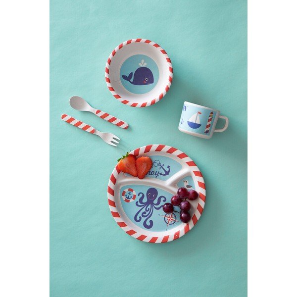 Bambusa bērnu pusdienu komplekts (5 gab.) Eden – Premier Housewares-image-1