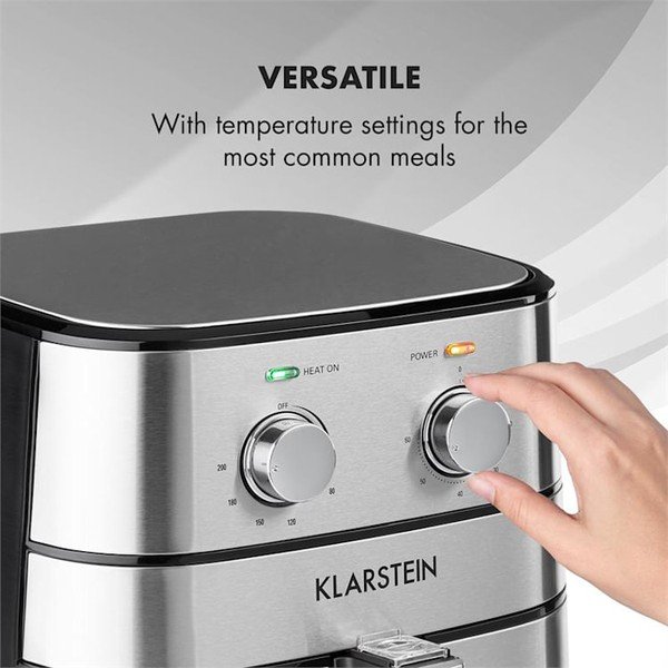 Sudraba krāsas friteris AeroVital – Klarstein-image-1