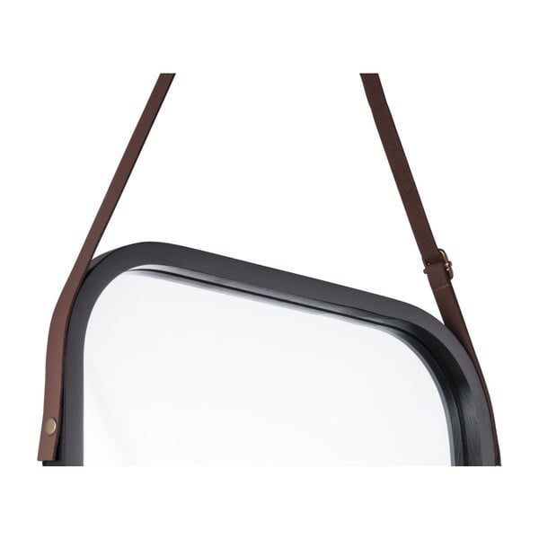 Sienas spogulis melnā rāmī PT LIVING Idylic, garums 40,5 cm-image-1