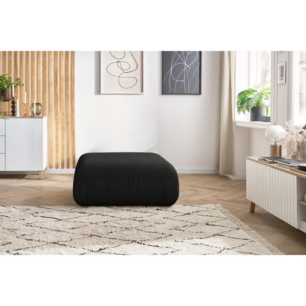 Tumši pelēks velveta kāju soliņš Lecomte – Bobochic Paris-image-4