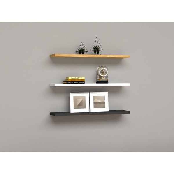 Plauktu komplekts no pārstrādāta koka (3 gab.) Boss - Kalune Design-image-1