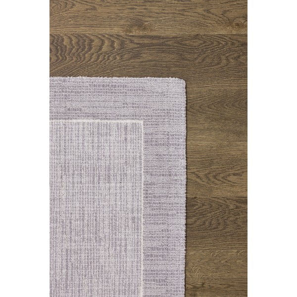 Pelēks vilnas paklājs 200x300 cm Linea – Agnella-image-3