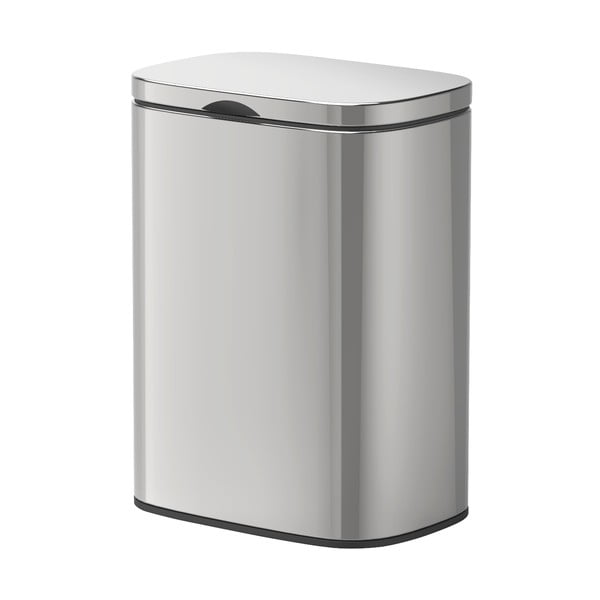 Nerūsējošā tērauda atkritumu tvertne sudraba krāsā Wenko Sare