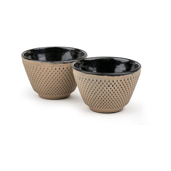 Bēšas čuguna tasītes (2 gab.) 100 ml Xilin – Bredemeijer