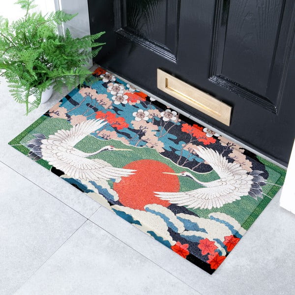 Kājslauķis 40x70 cm Japanese Bird – Artsy Doormats-image-1