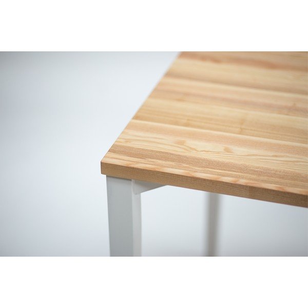 Balts pusdienu galds Ragaba TRIVENTI, 80 x 120 cm-image-2