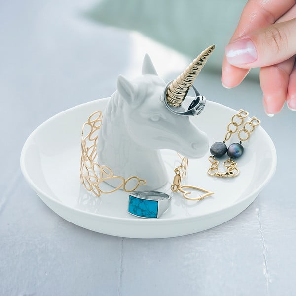 Porcelāna rotaslietu paliktnis Unicorn – Balvi-image-1