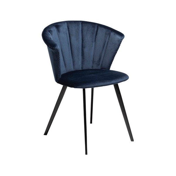 Tumši zils krēsls DAN-FORM Denmark Merge Velvet