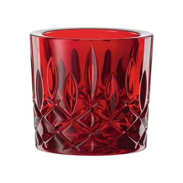 Sarkans kristāla stikla svečturis Nachtmann Noblesse