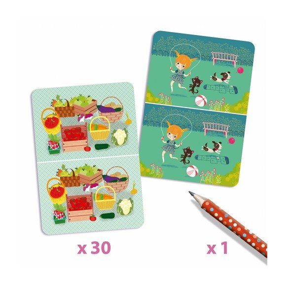 Mini spēle Look for differences with Lea Djeco-image-1