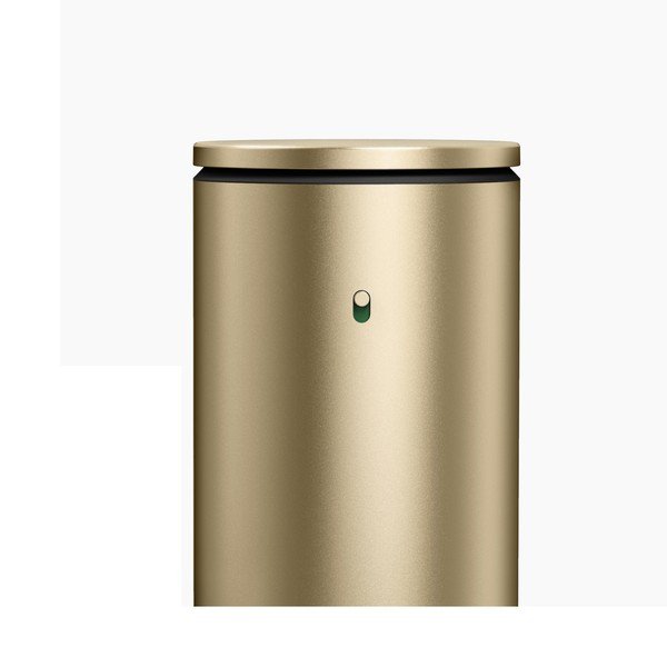 Matētas zelta krāsas metāla automātisks mazgāšanas līdzekļu turētājs – simplehuman-image-4