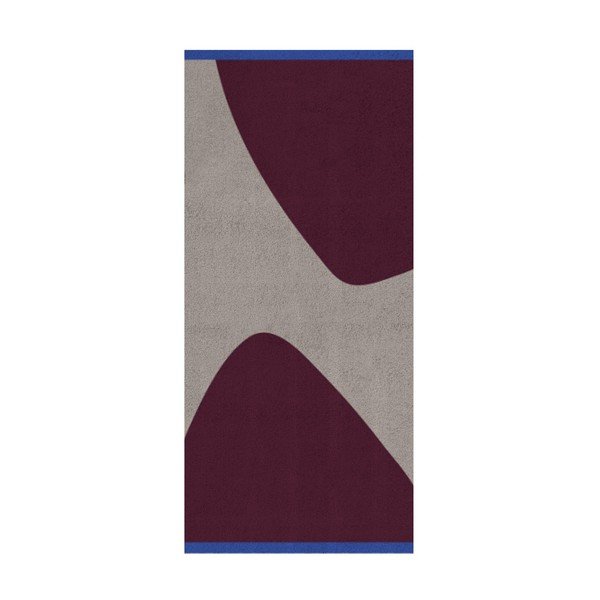 Bordo/pelēks paklājs 70x150 cm Rocks – Mette Ditmer Denmark
