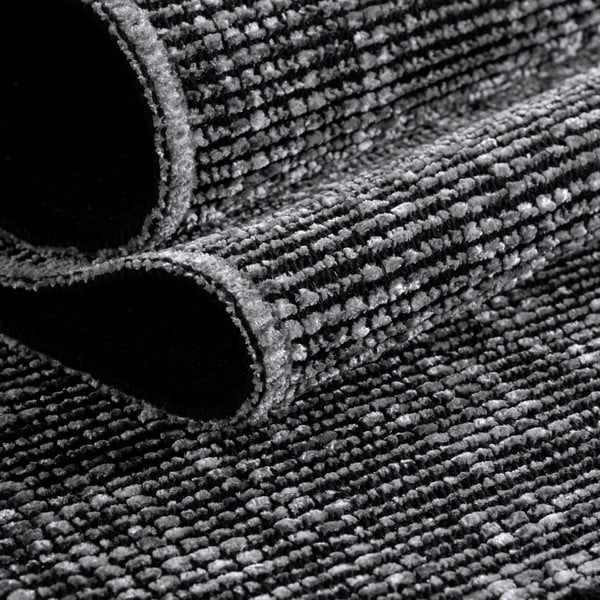 Tumši pelēks mazgājams celiņa paklājs 80x250 cm Space 1900 – Ayyildiz Carpets-image-2