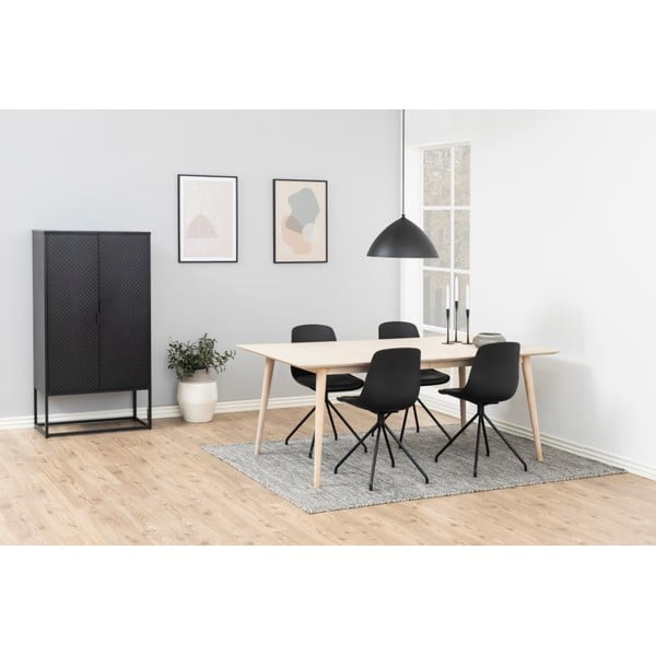 Melns ēdamistabas krēsls Actona Eva-image-1