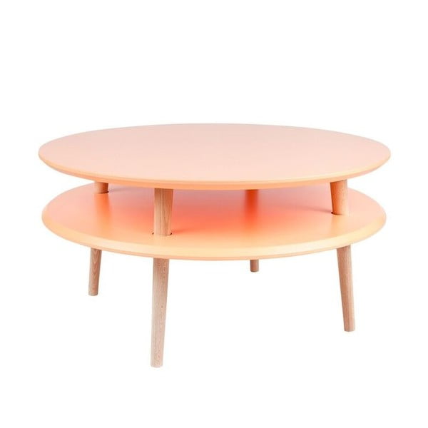 Oranžs kafijas galdiņš Ragaba UFO, ⌀ 70 cm