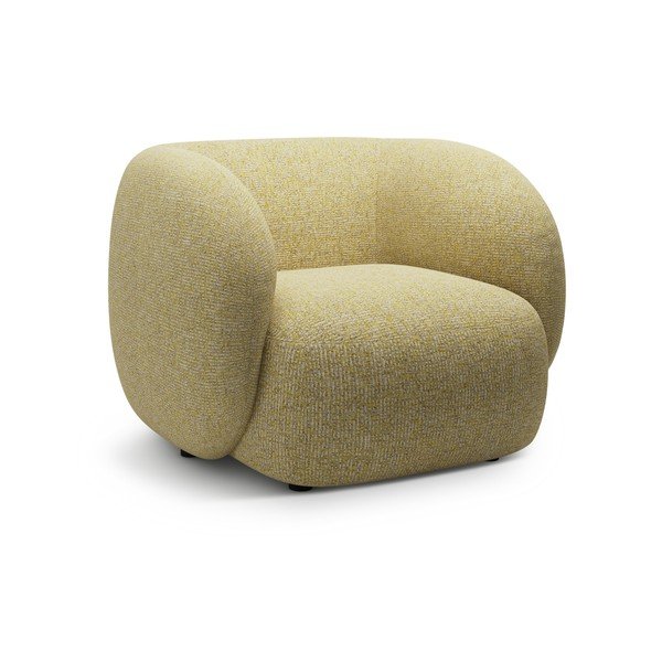 Dzeltens atpūtas krēsls Kate – Micadoni 