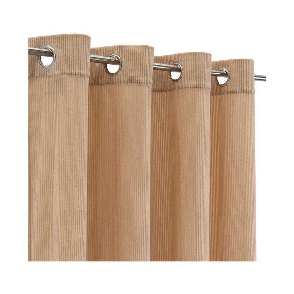 Gaiši brūns velveta aizkars 140x260 cm Merely – Casa Selección-image-2