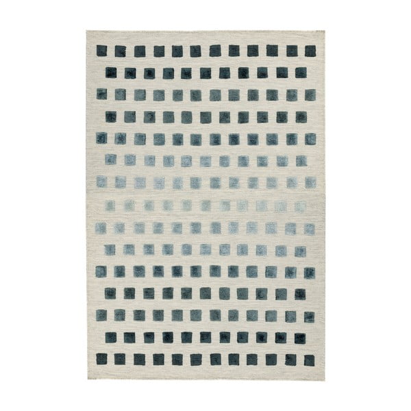 Paklājs Asiatic Carpets Theo Silvery Squares, 160 x 230 cm