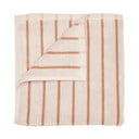 Oranžs/bēšs frotē dvielis no organiskās kokvilnas  70x140 cm Arto – Blomus