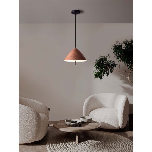 Dabīga toņa metāla LED piekaramā lampa ar metāla abažūru ø 40 cm Oros – Nova Luce-image-3