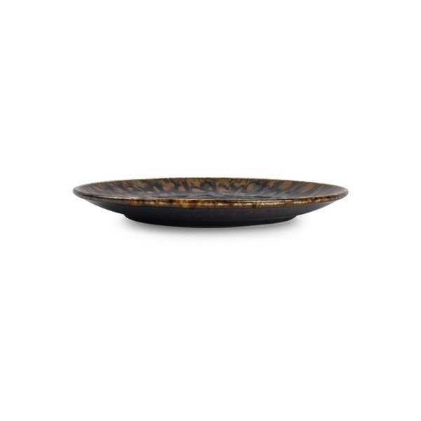 Brūns deserta porcelāna šķīvis ø 20,5 cm Resto – BonBistro-image-3