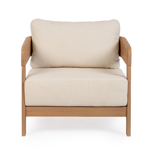 Dabīga toņa masīvkoka dārza atpūtas krēsls Pablo – Bizzotto-image-2