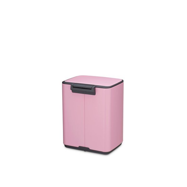Rozā tērauda atkritumu tvertne ar pedāli 7 l Bo – Brabantia-image-4