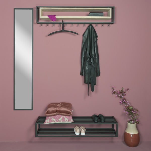 Sienas spogulis 30x160 cm School – Spinder Design-image-1