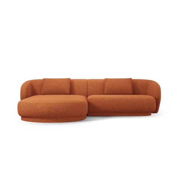Oranžs stūra dīvāns Camden – Cosmopolitan Design