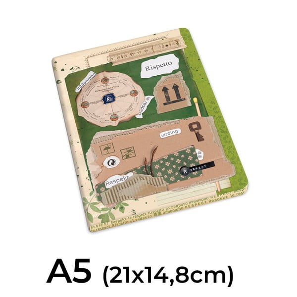 A5 izmēra klades 192 lpp. (2 gab.) Rispetto – Kartos-image-2