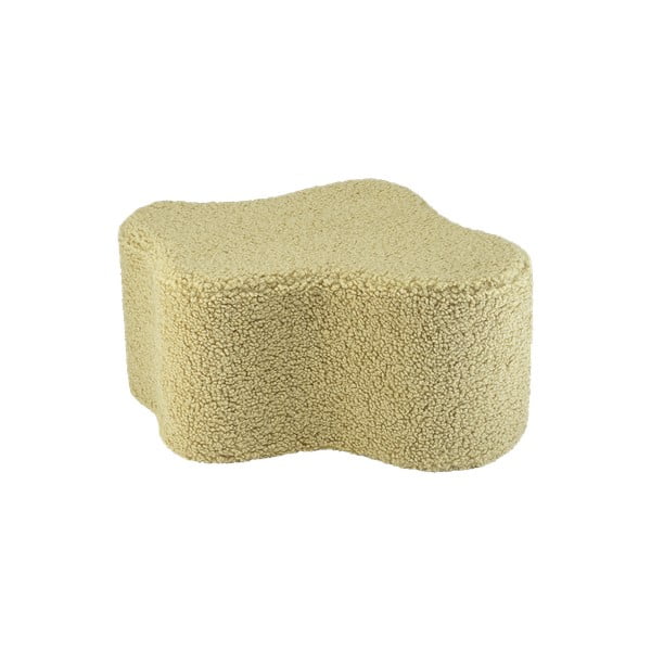 Zaļš bērnu pufs no buklē auduma Cloud – Wigiwama