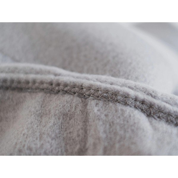 Gaiši pelēks vilnas pleds 200x150 cm – JAHU collections-image-1