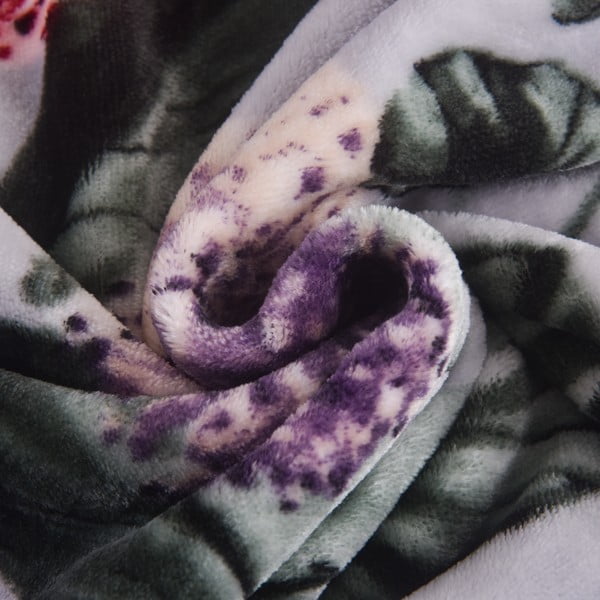 Gaiši pelēka vienguļamā mikroplīša gultas veļa 140x200 cm Margot – My House-image-1