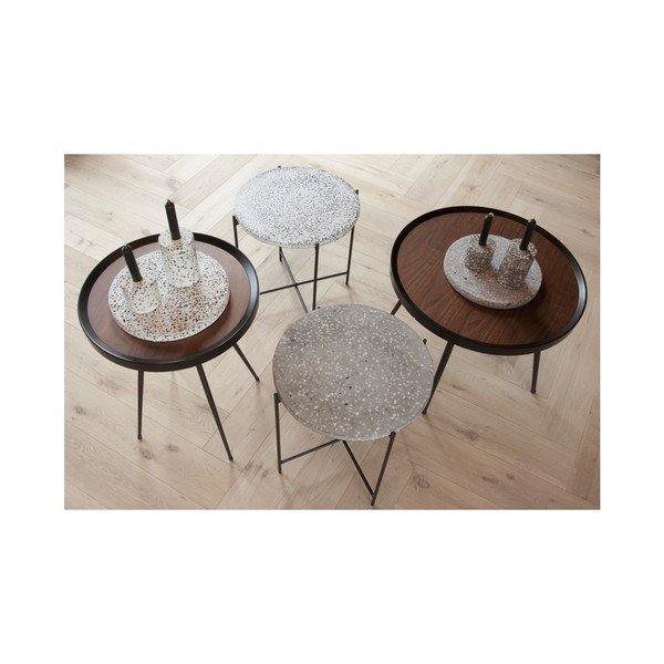 Leitmotiv Terrazzo pelēks sānu galds-image-4