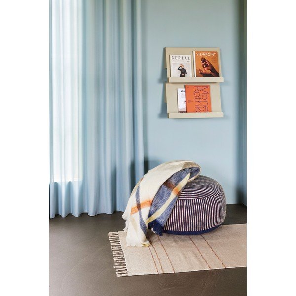 Tumši zils pufs Mochi – Hübsch-image-4