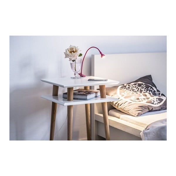 Gaiši pelēks kafijas galdiņš Ragaba Square, 55 x 55 cm-image-3