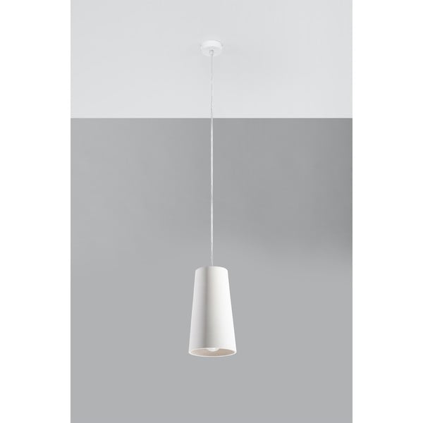 Balta keramikas piekaramā lampa Sollux Armica-image-1