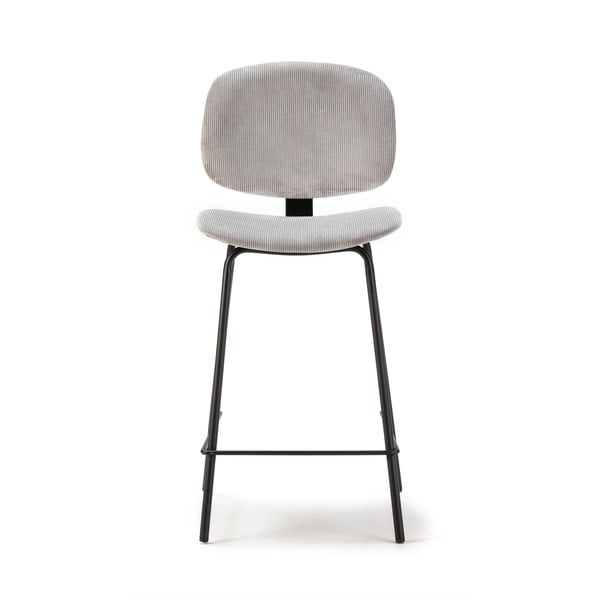 Gaiši pelēki bāra krēsli (2 gab.) (sēdekļa augstums 66 cm) Arus – Marckeric-image-2
