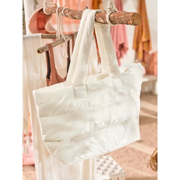 Balta pludmales soma Sunnylife Puffer-image-1