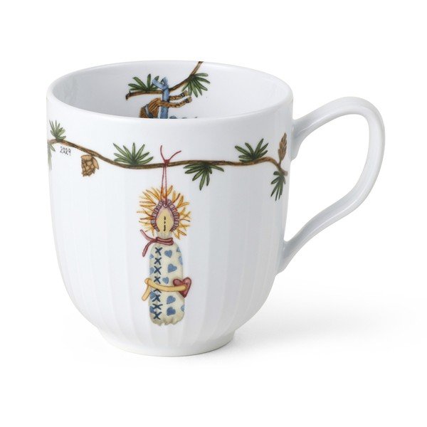 Balta porcelāna krūze ar Ziemassvētku motīvu 330 ml Hammershøi Christmas – Kähler Design