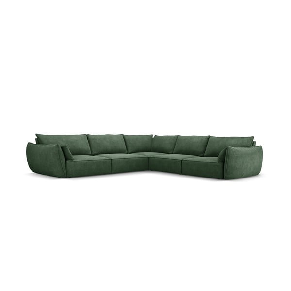 Tumši zaļš stūra dīvāns (maināms stūris) Vanda – Mazzini Sofas-image-2