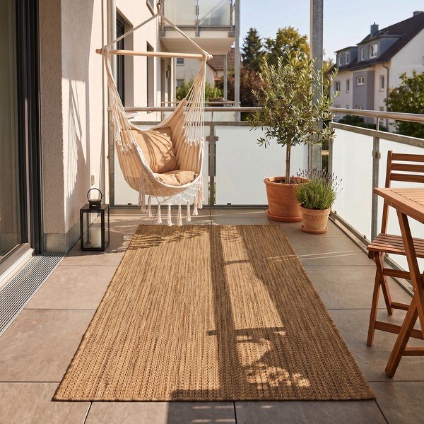 Brūns iekštelpu un āra paklājs 60x100 cm Mira 1450 – Ayyildiz Carpets-image-1