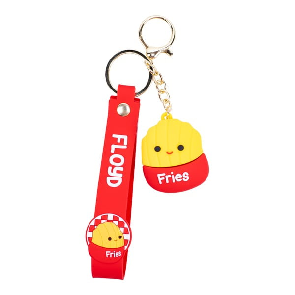 Sarkans atslēgu piekariņš Fizz Floyd – SQUISHMALLOWS