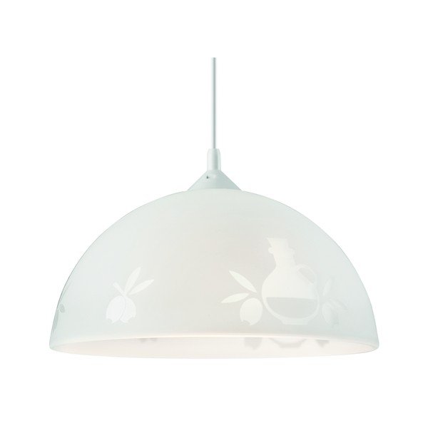 Balta piekaramā lampa ø 30 cm – LAMKUR-image-1
