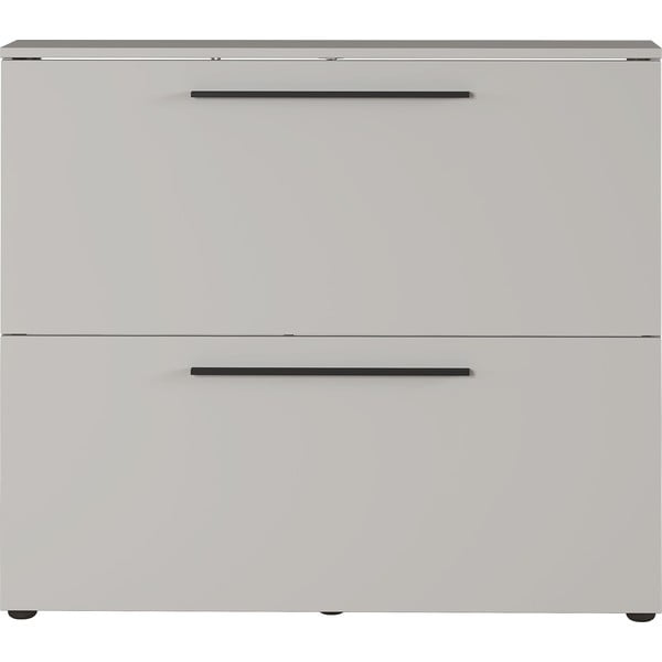 Pelēks/bēšs piekaramais apavu plaukts Utah – Germania-image-3