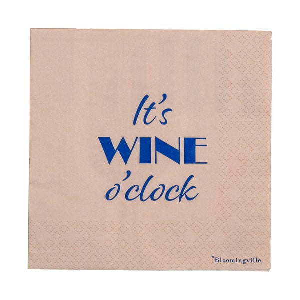 Papīra salvetes (20 gab.) Wine – Bloomingville-image-2