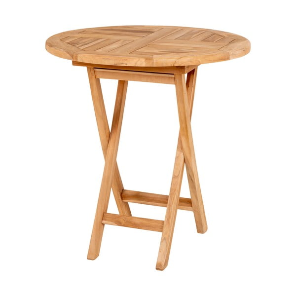 Dārza pusdienu galds no tīkkoka Bonami Essentials Oviedo, diametrs 70 cm-image-2