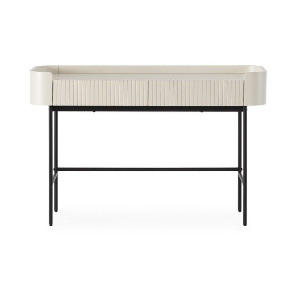 Krēmkrāsas konsoles galds 40x120 cm Willa – MOME