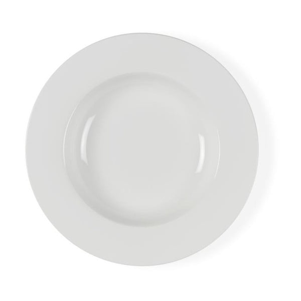 Balts porcelāna zupas šķīvis Bitz Mensa, diametrs 23 cm