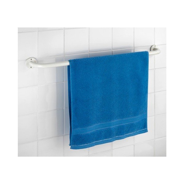 Balts sienas dvieļu turētājs Wenko Basic, 80 cm-image-1